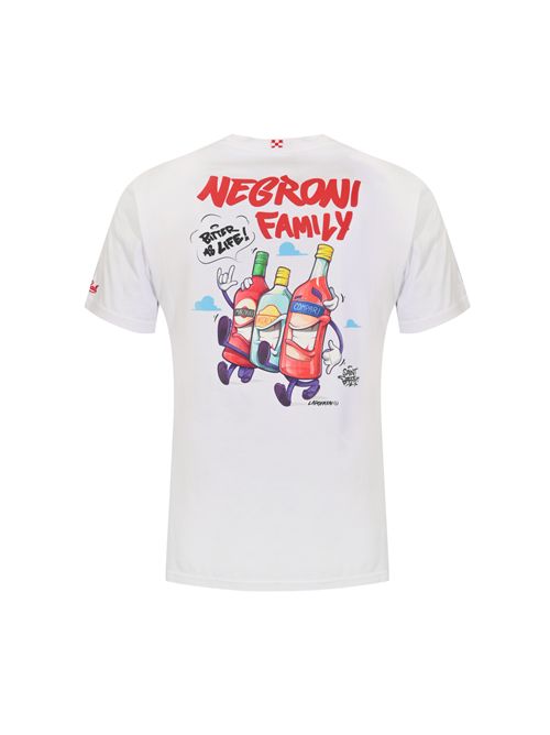 T-shirt Portland in cotone con stampa Negroni Family Mc2 Saint Barth | PRL000204363L